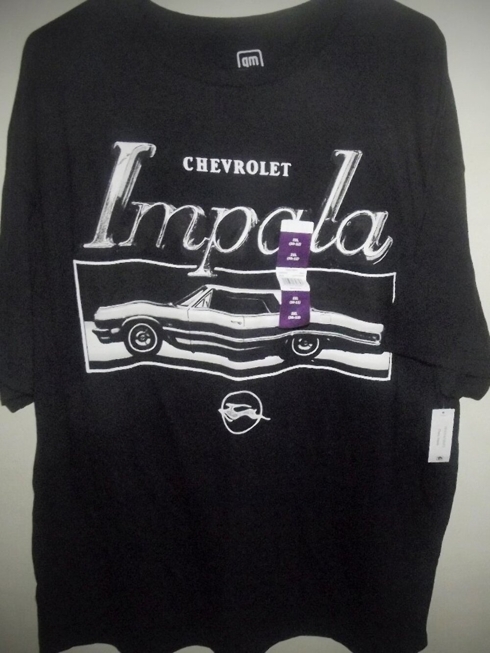 Mens GM Chevrolet Impala SS T Shirt SZ 2XL NWT